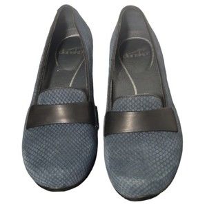 Dansko Womens Oksana 5606550200 Blue‎ Slip On Loafer Shoes Size US 7.5 EU 38